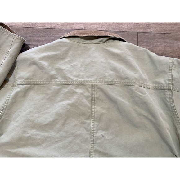 Vintage LL Bean Jacket Womens 2X Chore Barn Coat Corduroy Collar Fall Casual - Picture 9 of 10